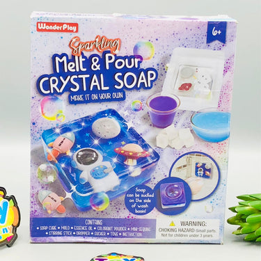 DIY Sparkling Melt & Pour Crystal Soap Kit